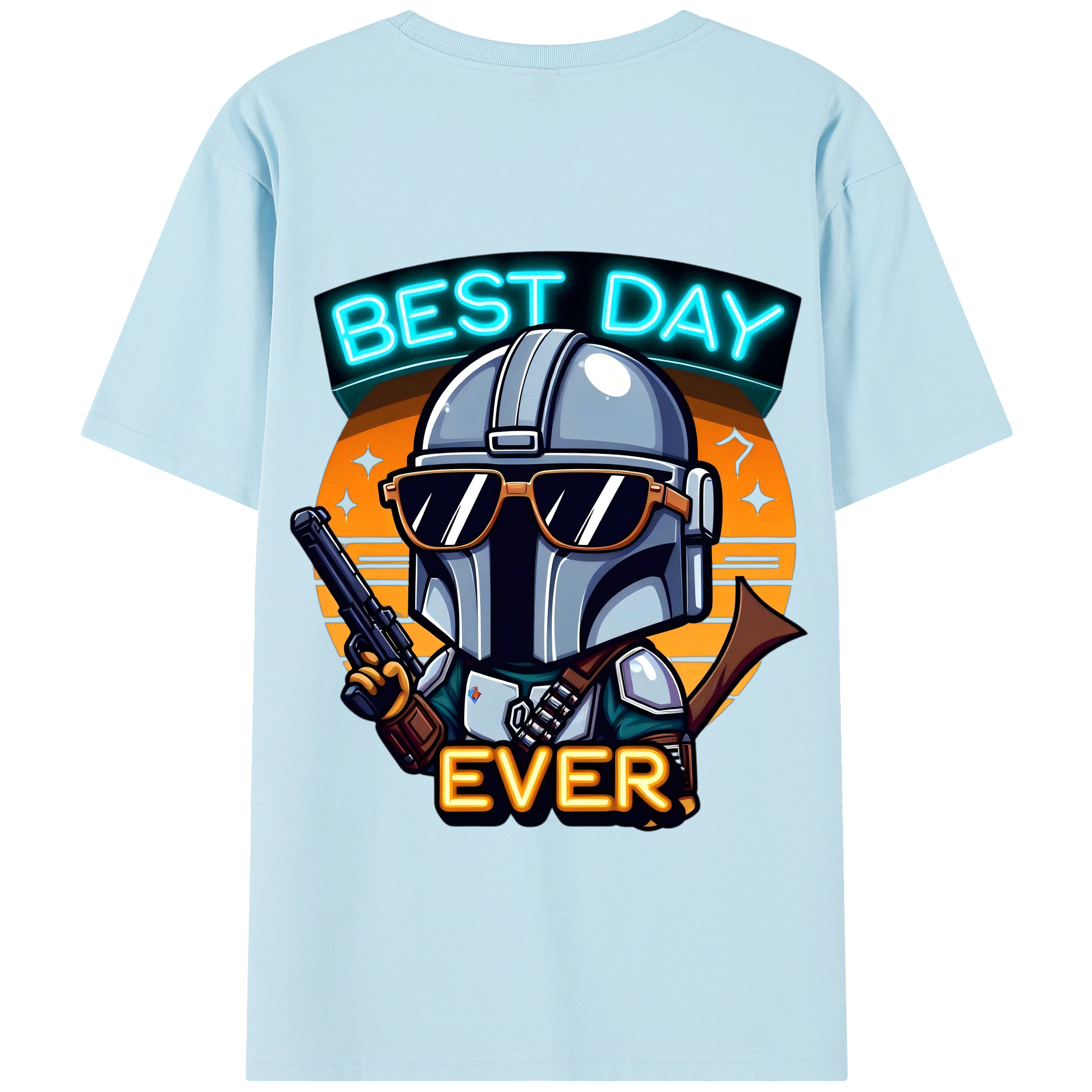 （画像用） スター・ウォーズ Star Wars 綿100％半袖Tシャツ（背面プリント）